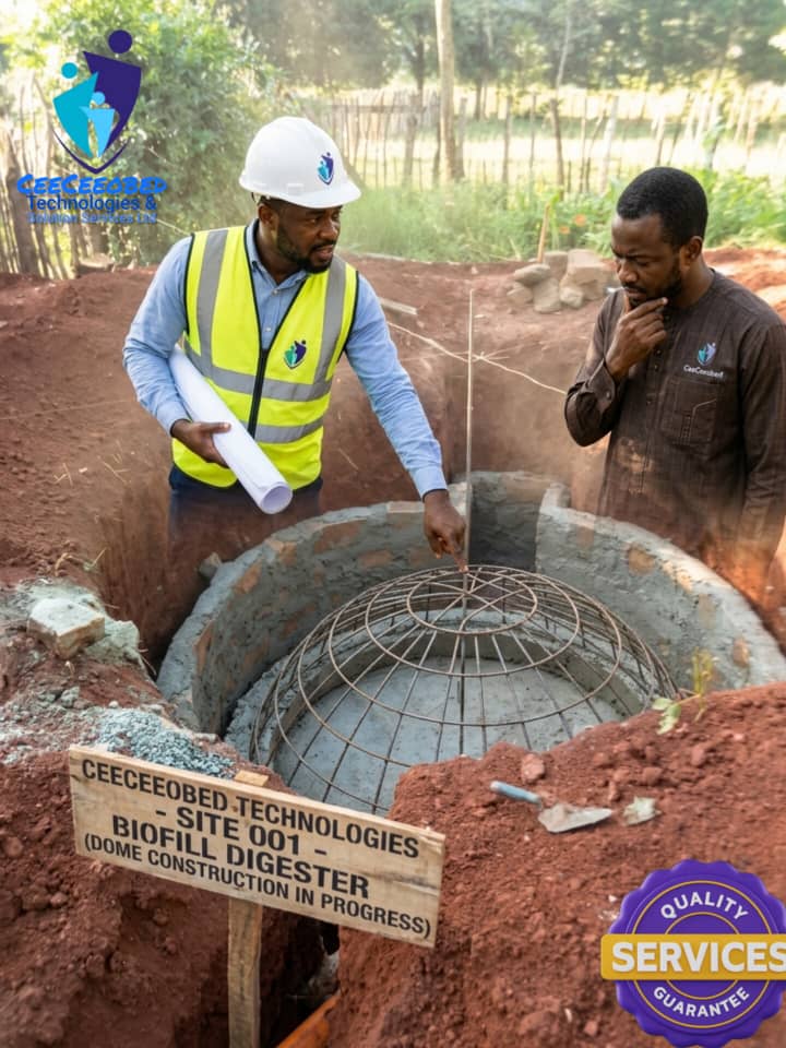 BioFill digester construction in progress